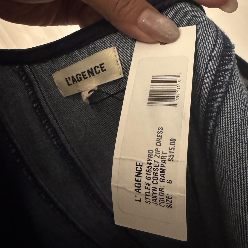 *****SOLD******Brand New Denim Zip-Front Dress - Picture 4 of 4